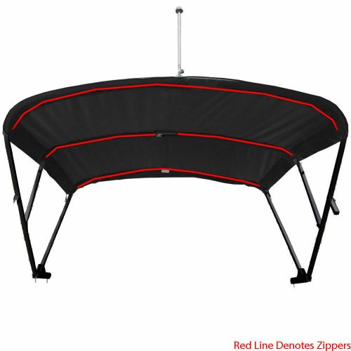 Regency pontoon boat power bimini top 362151 | dl3 104 inch black