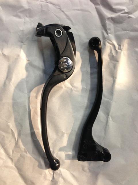 **07 08 kawasaki ninja zx-6r** **oem black levers**