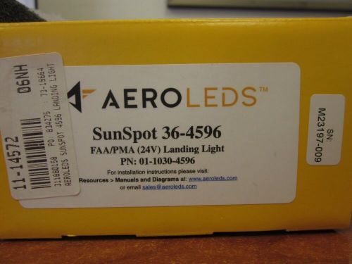 New aeroleds sunspot 36-4596 landing light pn 01-1030-4596