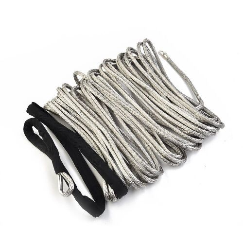 Synthetic winch line cable wire rope for car atv utv suv trucks 15m*5mm