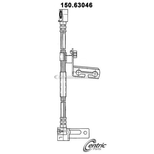 For dodge &amp; plymouth neon centric front left brake line gap