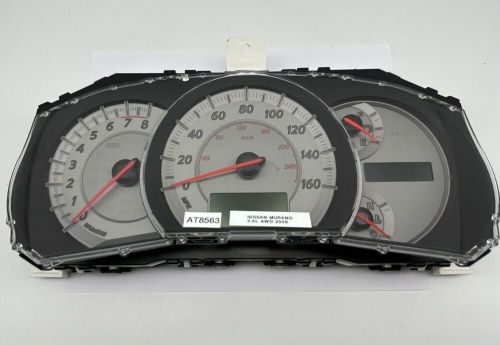 Oem 09-10 nissan murano awd speedometer instrument cluster gauges