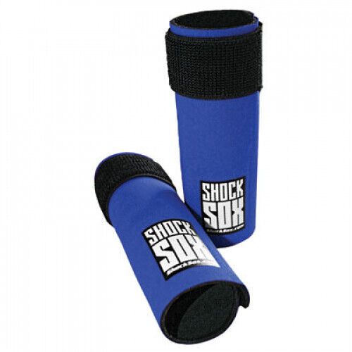 Shock sox fork seal guards 37-50mm fork tube 6&#034; blue 6-blue for atv/utv