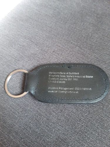 Genuine mercedes guildford leather keyring