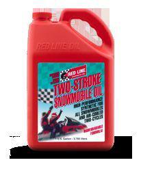 Red line synthetic snowmobile oil, case of 4 gallons 