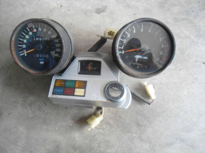 1990 kawasaki vulcan vn750 vn 750 speedometer tachometer gauge warning lights