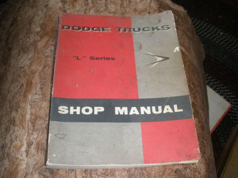 Vintage dodge truck  manual for  l  series