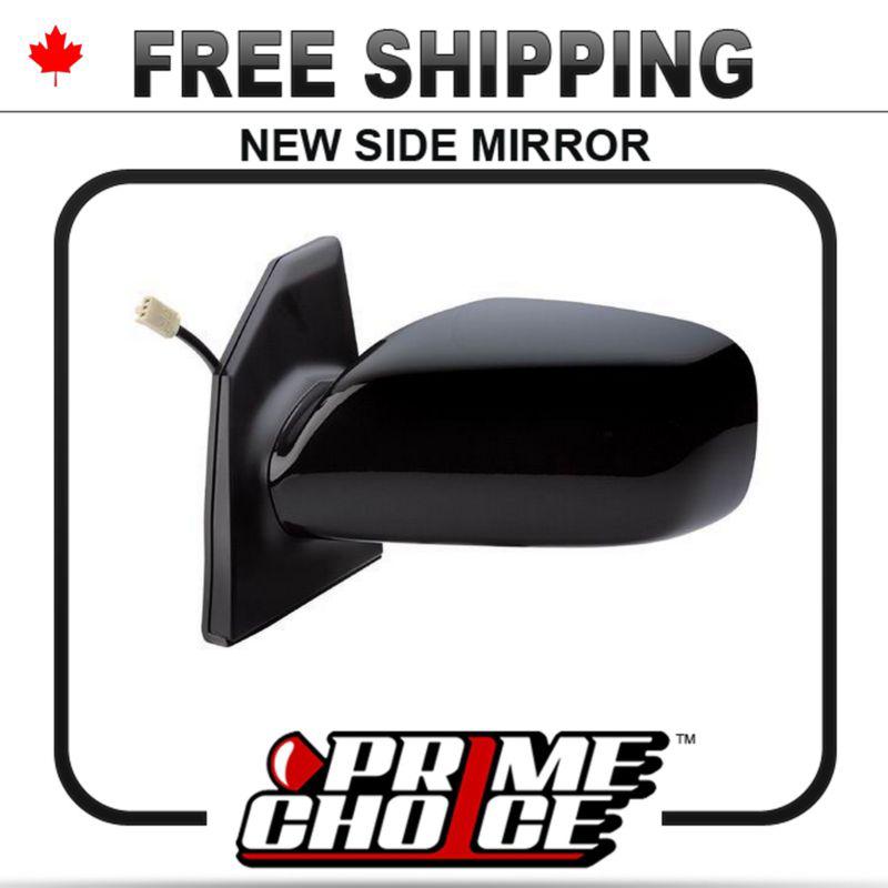 New electric power black driver side view mirror for toyota corolla left door