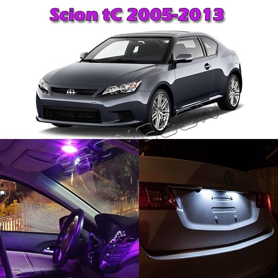 Pink interior light package map dome trunk license lamp for scion tc 2005-2013