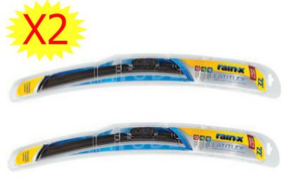 Rain x latitude windshield wiper blades 24 -2 set of 2 fit i & l arm