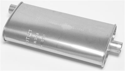 Walker exhaust muffler soundfx steel 1.5" inlet 1.5" outlet 19.5" length ea