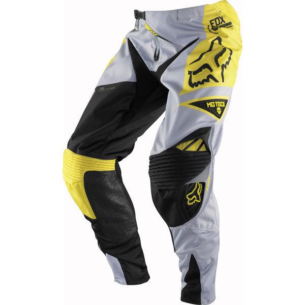 Yellow w28 fox racing 360 machina pants 2013 model