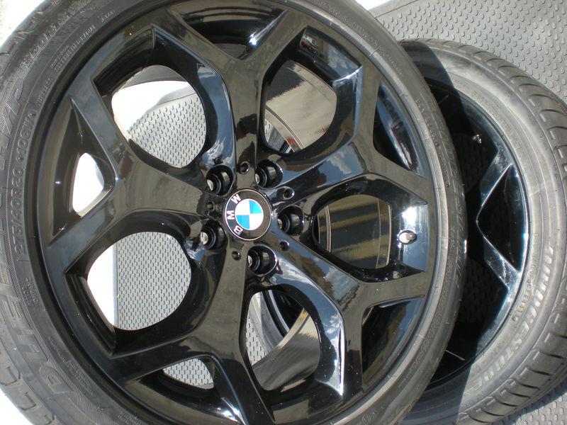 Bmw 20" wheels and tires with bridgestone rft bmw x5 bmw x6 original factory 