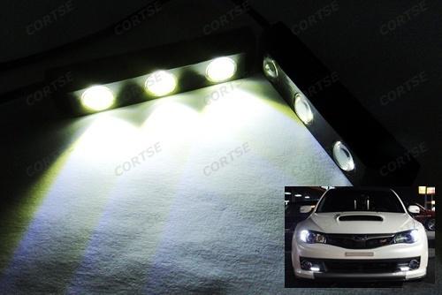 Drl 3 high power eagle eye led daytime running light fog lamp car suv motorcycle