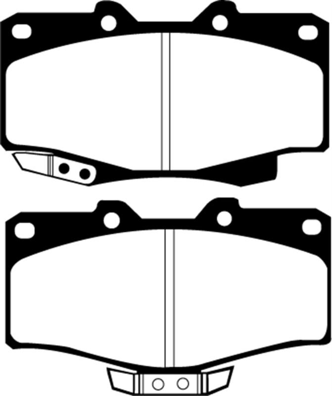 Ebc brakes dp6807 ebc 6000 series greenstuff truck/suv brakes; disc pads