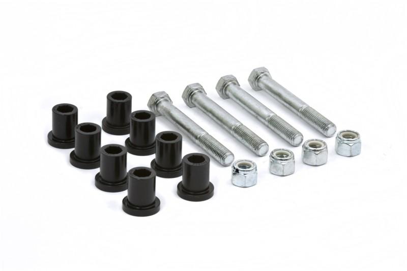 Daystar kj02021bk greasable bolt and bushing kit; shackles only