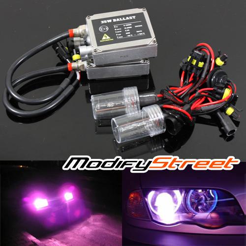 9006/hb4 12000k purple pink xenon ac ballast hid conversion kit low headlights