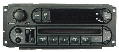  2002-2007 daimler chrysler dodge jeep oem stock am/fm radio cd player