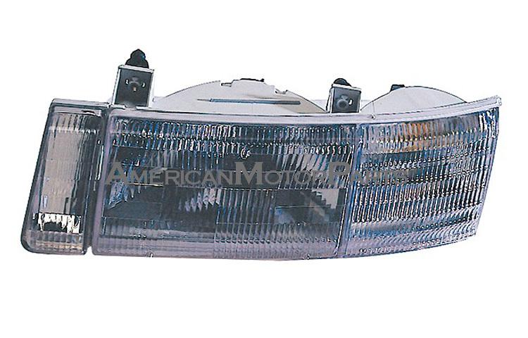 Depo pair replacement headlight head lamp 92-95 ford taurus sho model