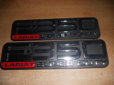 1999 - 2003 ford f350 f-350 super duty lariat emblems