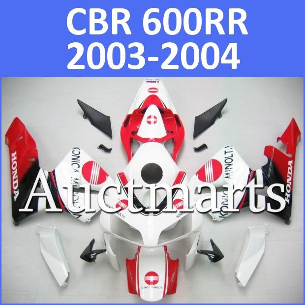 Fit honda 03 04 cbr600rr cbr 600 rr 2003 2004 fairing kit abs plastics a6 d03