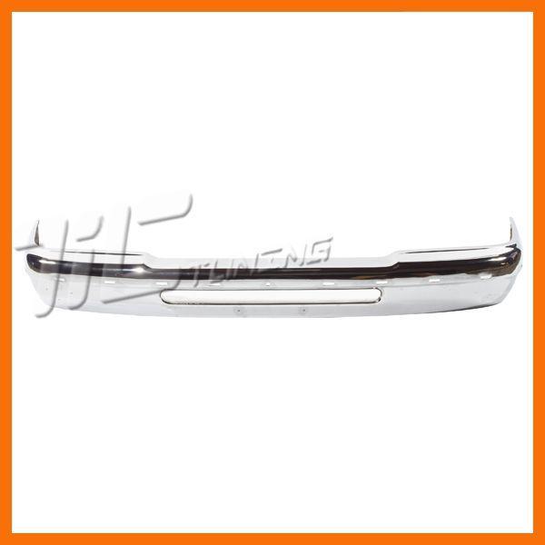 93-97 ford ranger front bumper face bar fo1002244 chrome steel xlt wo stx/splash