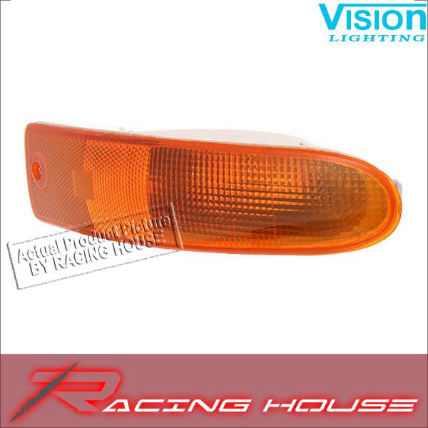 Left driver bumper parking signal light assembly 00-02 mitsubishi eclipse