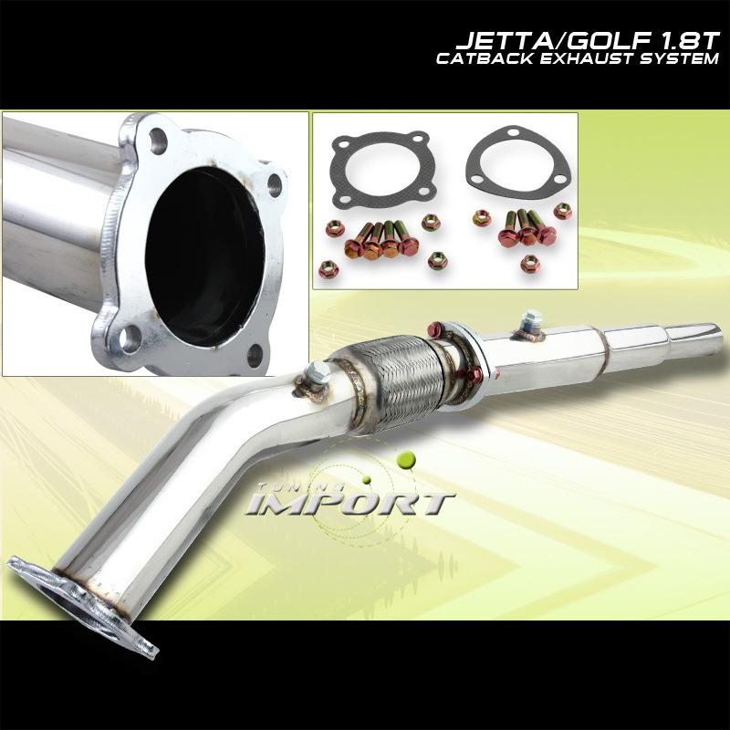 99-04 volkswagen vw golf beetle jetta gti mk4 1.8t high turbo exhaust downpipe