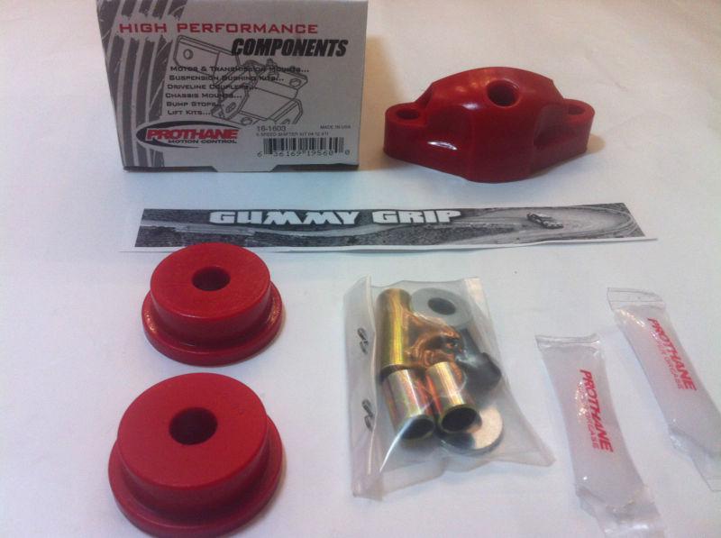 Prothane 08-13 subaru impreza wrx sti 6 speed shifter bushing kit 16-1603 *