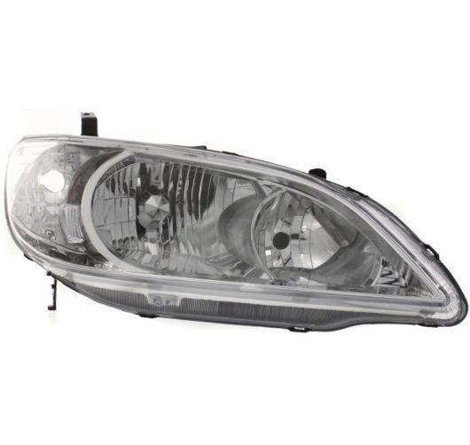 Headlight headlamp rh right passenger side new for 04-05 honda civic