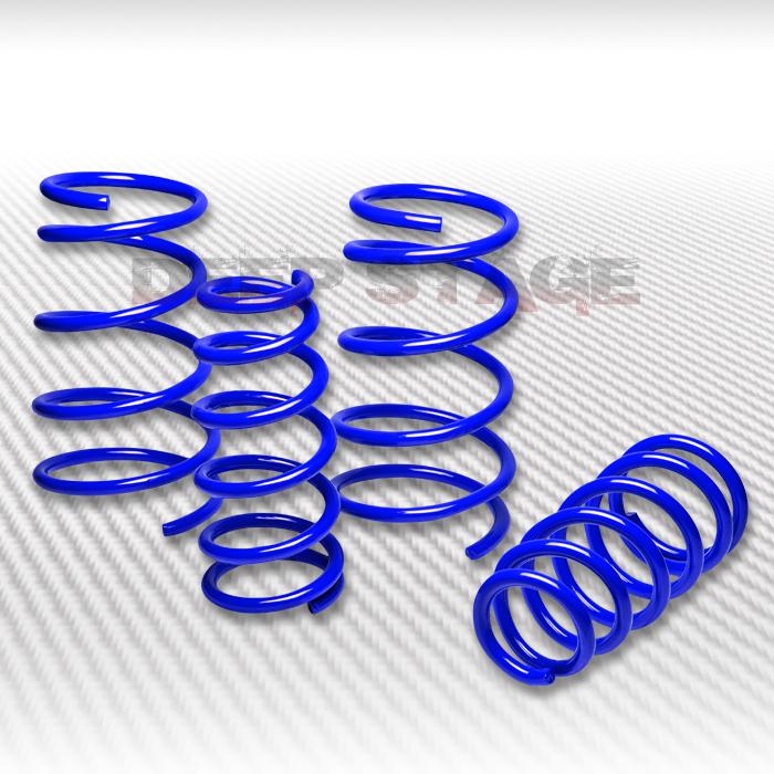 1.25"drop sport suspension lowering spring 93-97 toyota corolla  e100 jdm blue