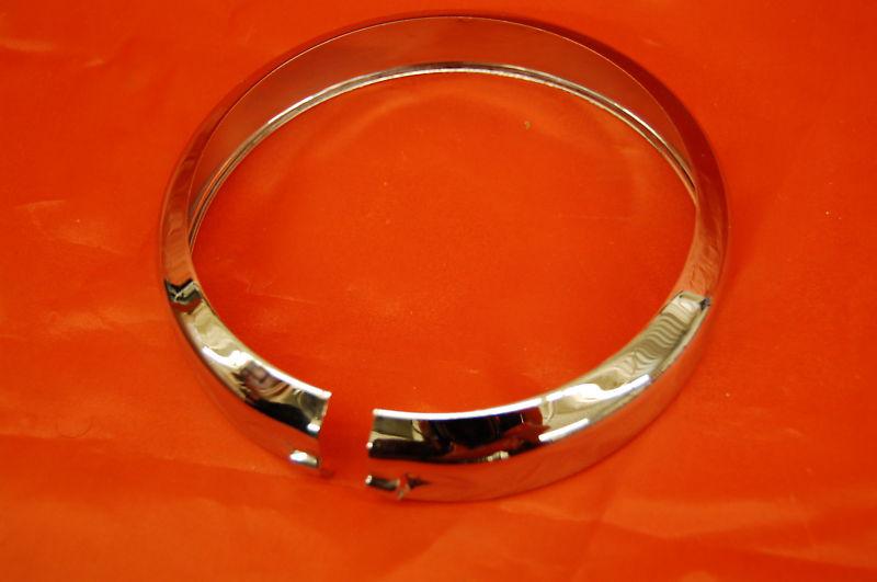 Harley-davidson lamp bezel ring chrome 68725-62a