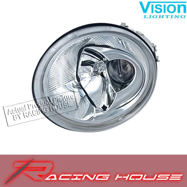 L/h headlight driver side lamp kit halogen unit 98-05 volkswagen vw beetle