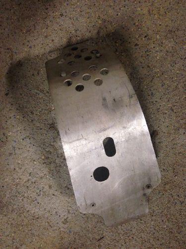 Works kawasaki kxf 450 skidplate skid plate