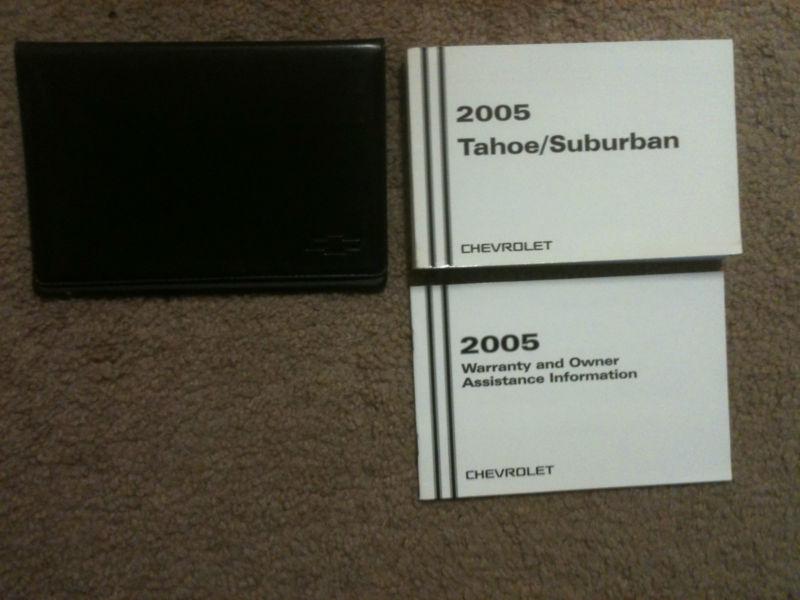 2005 chevrolet tahoe/ suburban owners manual 