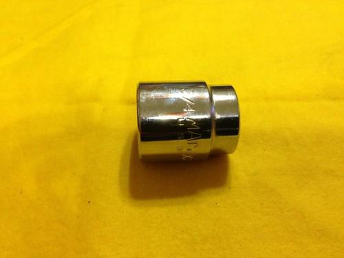 Mac tools 3/8 drive 3/4 inch chrome shallow socket 6 point new