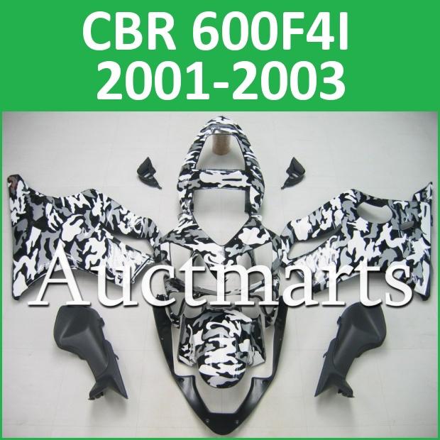 Fit honda 01 02 03 cbr 600f f4i 2001 2002 2003 fairing kit abs plastics c31 c13