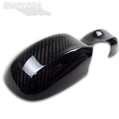 Carbon fiber dry bmw 3-series e90 lci facelift rear view mirror cover 09-11 4d Ω