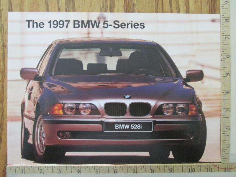 1997 97 bmw 5 series sales brochure