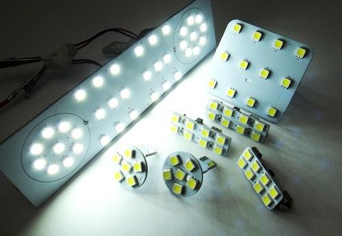 7 pcs 84 smd led interior dome map light panel volkswagen gti golf passat white