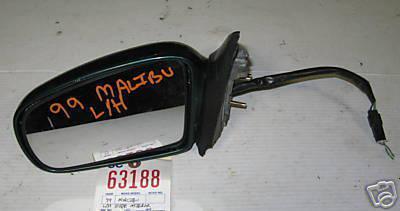 Malibu side view/sideview mirror left 1997 1998 1999 2000 2001 2002 2003