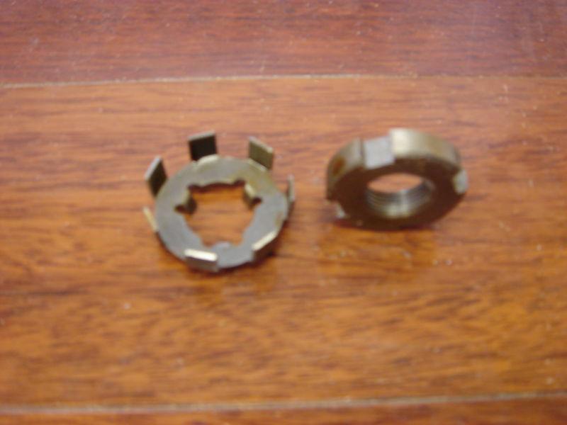 Honda 50 70 z50 c70 ct70 ss50 sl70 xl70 s65 cl70 clutch nut& washer new