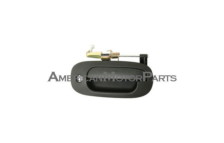 Right replacement outside front text door handle w/ keyhole dodge dakota durango