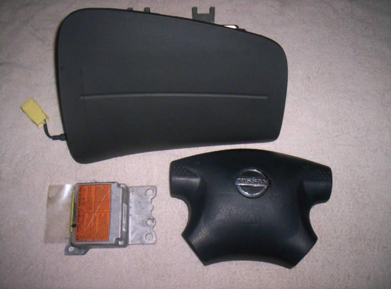 01 02 nissan sentra air bags w/modual ( set - no reserve !! )