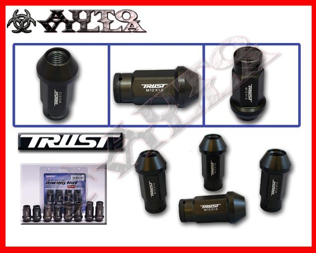 Greddy trust titanium racing lug nuts m12 x p1.25 (20pcs/ set)