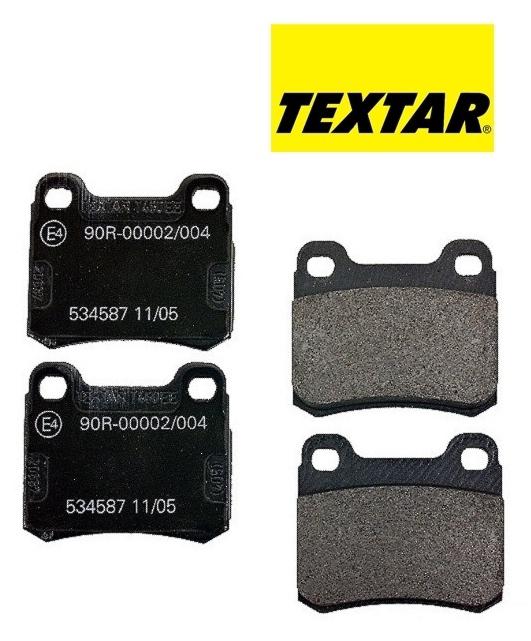 Textar premium rear disc brake pads set 20687155 d328t