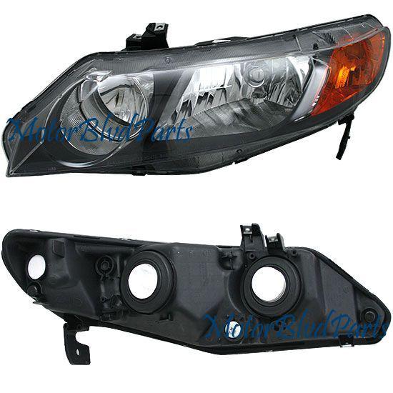 06-08 civic sedan oe style headlight headlamp driver l