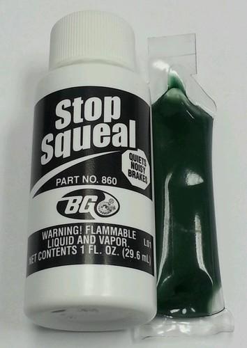 New lot of 10 bg products stop squeal bottles with free lube