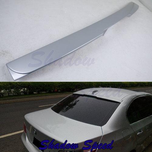 Painted bmw 5-series e60 04~10 a type roof spoiler + trunk spoiler abs 354 ◆