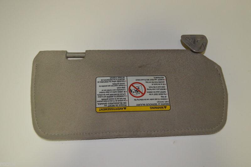 00 01 02 03 04 05 06 nissan altima driver side sun visor  sunvisor grey